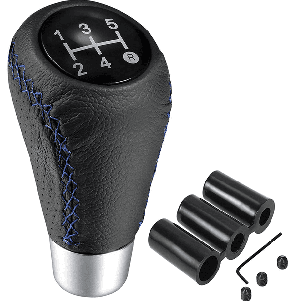 Pommeau De Levier De Vitesse Sportive Argenté | Compatible Peugeot 206/207, Citroën C2/C3, Etc.