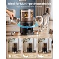 thumbnail image 2 of Comedero automático para gatos Vacqueen para 3 gatos, 6 L/6000 ml, WiFi, negro, 2 of 8