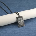 thumbnail image 2 of EUEAVAN Black Skull Head Pendant Stainless Steel Necklace Jewelry, 2 of 7