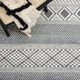 thumbnail image 6 of SAFAVIEH Natura Renee Geometric Wool Area Rug, Ivory/Navy, 8' x 10', 6 of 8