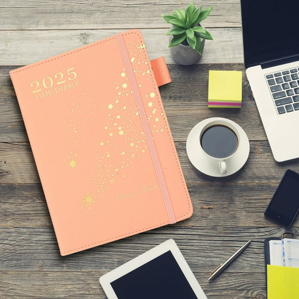 Agenda Con Bolgrafo Y Cinta, Organizador De Agenda Diaria, Porta Notas, Plstico, 21, 6 X 27, 9 Cm, Portalpices, Regla Integrada, Para Planificar Tareas, Para Uso Escolar Y De Oficina, 1, Ukhbmc