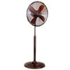 Retro Stand Fan With Bronze Finish