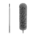 thumbnail image 1 of Balai à Poussière Télescopique en Microfibre avec Tête Flexible, Manche en Acier Inoxydable Extensible de 254cm, 1 of 6