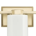 thumbnail image 5 of Estrada Collection Three-Light Brushed Gold Contemporary Bath & Vanity Light, 5 of 15