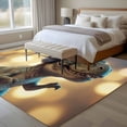 thumbnail image 4 of Abstract Art Large Area Rugs 8x10 ft Headphone Dinosaur Funny Animal Farmhouse Washable Rug Non Slip Indoor Carpet Absorbent Floor Mat for Living Room Bedroom Dining Room, 4 of 9