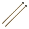 thumbnail image 3 of Almencla 2x Glockenspiel Mallet Vibraphone Mallets Professional Glockenspiel Sticks Marimba Mallets for Players Glockenspiel Bell Yoga short and flat head, 3 of 8