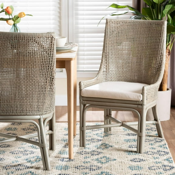 bali & pari Bella Boho Dining Chair, French Grey