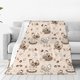 thumbnail image 1 of Fotbe Chicken With Floral Manta de Franela Acolchonada con Estampado, Súper Suave y Esponjosa, Extra Grande para Sofá, Cama, Uso Todo el Año-60"x50", 1 of 7
