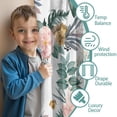 thumbnail image 3 of Blackout Kids Curtains,Pioneer Flower Floral Print Pattern Childrens Insulated Curtains Set Of 2,Bedroom Essentials,Toddler Room Decor 42"x54", 3 of 5