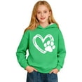 thumbnail image 5 of Hoodies for Girls Valentine Sweatshirt Long Sleeve Heart Sweatshirt Crew Neck Sweatshirt Pullover Kids Clothes Girls Size 7-8 Years, 5 of 5