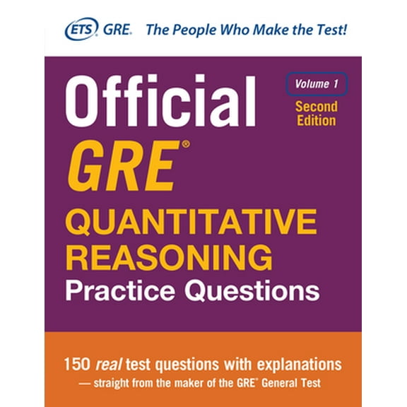 Pre-Owned Official GRE Quantitative Reasoning Practice Questions, Second Edition, Volume 1 (Paperback) 1259863506 9781259863509