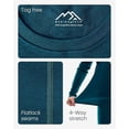 thumbnail image 7 of Merino.tech Men's Merino Wool Long Sleeve Base Layer with Socks, Chocolate, Size 2XL, 7 of 7