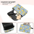 thumbnail image 4 of Pzuqiu Lemon Print Crossbody Bags for Women Minimalist Trendy Fashion Casual Leather Quilted Shoulder Bag with Chain Strap Exquisite Vintage Functional Gifts for Women, 4 of 7