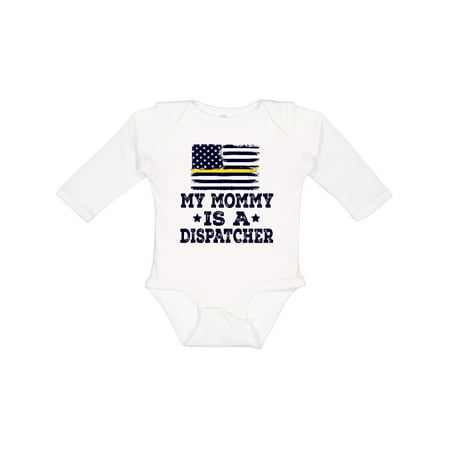 

Inktastic Dispatcher Mom Emergency Gift Baby Boy or Baby Girl Long Sleeve Bodysuit