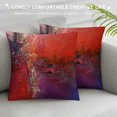 Qlloopoed Red Black Blue Decorative Pillow Covers , Black and Red