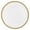 Clear and Gold, variant on [13 Inch - 8 Pack] Disposable Round Plastic Charger Plates, Clear/Gold Rimmed Dinner Chargers Lightweight Charger Plate for Weddings, Parties, and Holiday Events - Posh Setting