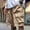 (Casual 213)Khaki, variant on Oversize Shorts for Men Summer Breeches Fashion Casual Solid Color Multi Pocket Stretch Waist Elasticated Outdoor Workwear Short Pants Plus Size