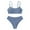 Light Blue, variant on Gyratedream Girl's 2 Piece Strap Swimsuit Bathing Suit Bikini Sets Swimwear 8-14Y