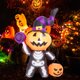 thumbnail image 4 of Decoraciones Inflables De Halloween Para Exteriores, Fantasma Calabaza Hinchable 175cm Con Luces LED, Blow Up Césped Al Aire Libre Yard Decoración Para Yard, 4 of 7