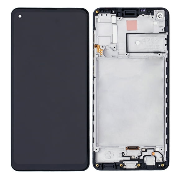 Replacement LCD Display Touch Screen Digitizer Assembly With Frame For Samsung Galaxy A21s (2020) - All Colors