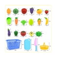 thumbnail image 2 of Set 23 Juguetes De Cocina Para Niños Corta Frutas Verduras Malubero  Set 23 Juguetes De Cocina, 2 of 4