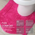 thumbnail image 4 of HOME WEAVERS Waterford Collection Cotton Contour Rug, 20" x 20", Hot Pink, 4 of 9