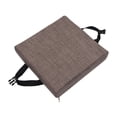 thumbnail image 1 of Estera de silla portátil Cateissary para taburete interiores exteriores cojines de asiento cuadrados lavables Gris humo, 1 of 6
