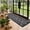 Black Gray, variant on Garvee 2'x6' Vintage Floral Runner Rug Scalloped Edge Farmhouse Carpet with Non Slip Backing, Washable Low Pile Floor Cover for Hallway Bedroom Kitchen, Black Gray