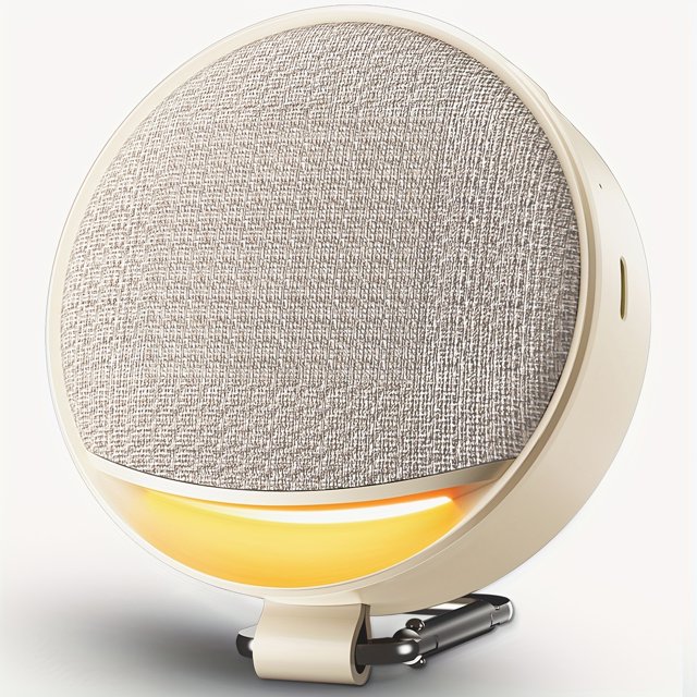 HLONK Omini SE Portable White Noise Machine with 12 Soothing Sounds 8 Night Light Colors Memory Function - USB Rechargeable for Home Travel Office Youngsters Youngsters & Adults Wh
