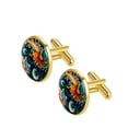 thumbnail image 2 of Sea Slug Elegant Dress Shirt Cufflinks Set Made of Stainless Steel for Formal Occasions, 2 of 6