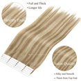 thumbnail image 3 of Extensiones de cabello Loxxy Human Hair 18/613 con cinta adhesiva, rubio ceniza, 3 of 6