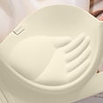 thumbnail image 4 of Gymayou Women Strapless Invisible Push Up Bra No Slip Clear Backless Padded Adjustment Bra Front Back Hook Closure Full Cup Smooth Seamless Lingeries Beige L, 4 of 8