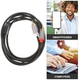 thumbnail image 2 of RUNROTOO Cable Auxiliar Para Audio 3.5mm Con Divisor Para Sonido Familiar, 2 of 5