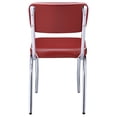 thumbnail image 4 of Retro Upholstered Dining Side Chair Red (Set of 2), 4 of 12