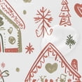 thumbnail image 4 of Yayeee Shower Curtain with Hooks 72"x72" Waterproof Fabric Bathroom Hanging Decor, Nordic Christmas House, 4 of 5