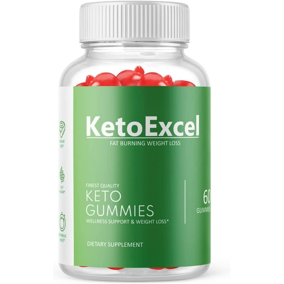 (1 Pack) Keto Excel ACV Gummies - Supplement for Weight Loss - Energy & Focus Boosting Dietary Supplements for Weight Management & Metabolism - Fat Burn - 60 Gummies
