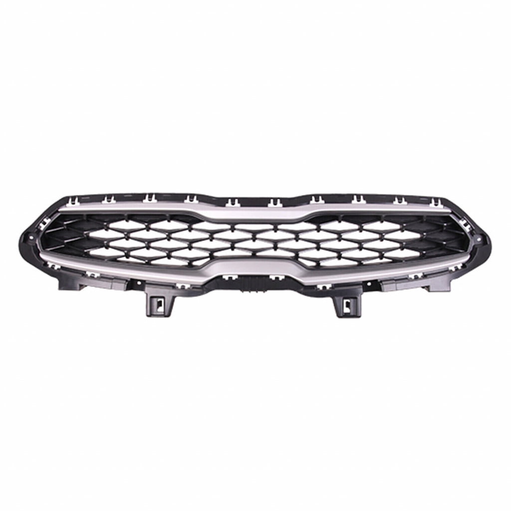 For Kia Forte 2019 2020 2021 Grille | Chrome Shell/Painted Black Insert | EX/S Model | Replacement For KI1200204 | 86350M7010
