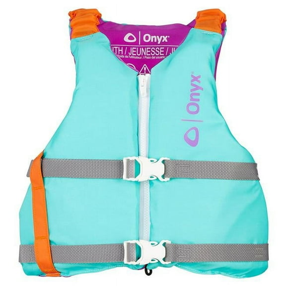 Onyx Outdoor  Youth Universal Paddle Vest, Aqua