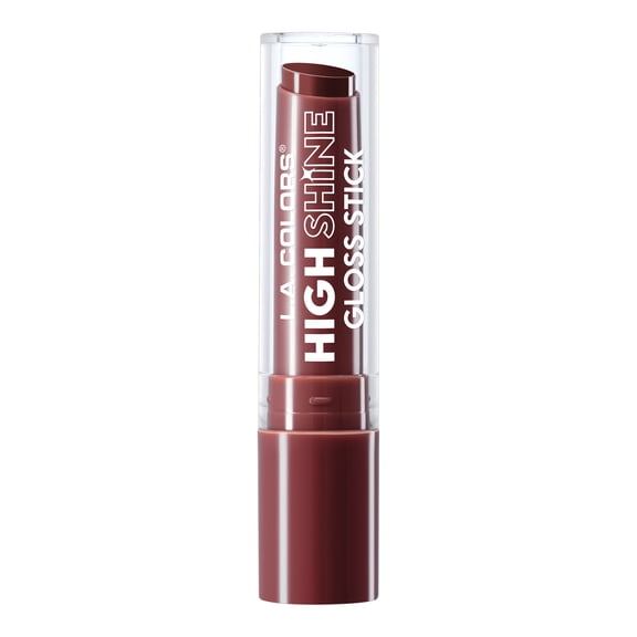 L.A. COLORS High Shine Hydrating Gloss Stick, Lip Balm with Sheer Color, Berry Bomb, 0.09 oz