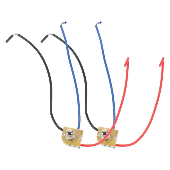 EeaseMX 2 interruptores giratorios de metal con cabezal LED para lámpara de mesa, de tres secciones (dorados)