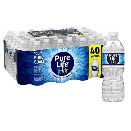 40 Pack Pure Life Purified Water (16.9 fl. oz.)