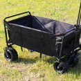 thumbnail image 1 of DEBGFS Camping Trolley Side Bag Wagon Wagons Carts Foldable Travel Black, 1 of 7