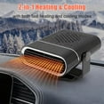 thumbnail image 2 of 2-In-1 Portable Car Heater with 360° Rotation, 12/24V Car Defroster Windshield Heater, Quick Installation, Low Noise, Switchable Heating and Cooling for All Vehicles, 2 of 8
