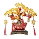 thumbnail image 1 of Adorno de árbol de dinero de cristal, lingote de oro de la fortuna, decoración de inauguración de la casa., 1 of 4