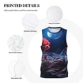 thumbnail image 3 of Sikiie Artistic Moon Rose Basketball Jersey Reversible Men's Mesh Athletic Sports Shirts Training Practice S-4XLSmall, 3 of 6