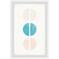 Parvez Taj Lined Circles Framed Wall Art