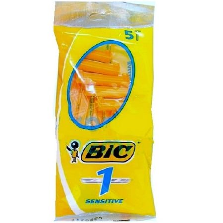 New 807534  Bic Razors 5Pc Classic Sensitive (40-Pack) Shaving Cheap Wholesale Discount Bulk Health & Beauty Shaving Acne (Best Way To Shave With Acne)