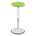 thumbnail image 2 of Active Perch Seat with White Frame and Green Fabric 24"-34", 2 of 5
