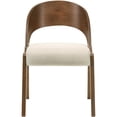 thumbnail image 2 of Meridian Furniture Woodson Beige Linen-Like Polyester Dining Chair (Set of 2), 2 of 7