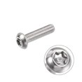thumbnail image 3 of Unique Bargains M5x20mm Torx Security Machine Screw 304 Stainless Steel 20Pack, 3 of 5